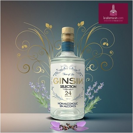 Ginsin selection 24 botanics , ginebra sin alcohol ,gintonic 0,0 y sin