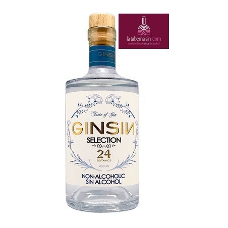 Ginsin selection 24 botanics , ginebra sin alcohol ,gintonic 0,0 y sin