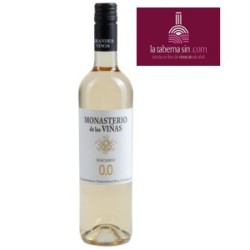 Blanco 0,0 ,Monasterio de las viñas vino 0,0 de cariñena, grandes vinos