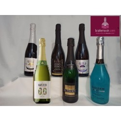 vinos sin alcohol espumosos, cava sin alcohol, champán sin alcohol.