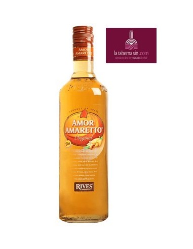 Amor Amaretto licor de almendras amargas sin alcohol, amaretto sin alcohol.