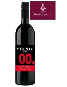 Vinnio zero tinto vino sin alcohol y sin azúcar , vino bajo en calorías