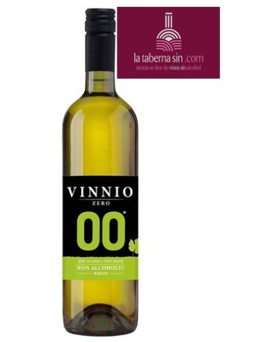 Vinnio zero Blanco vino sin alcohol y sin azúcar ,0,0 bajo en calorías