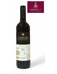 Lussory zero tinto, vino sin alcohol ,sin azúcar, vinos sin alcohol.