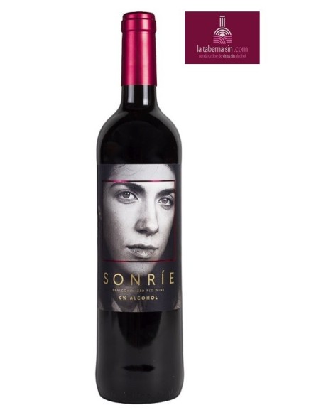 Sonríe tinto , vino tinto 0,0 Tempranillo, Tinta de Toro y Garnacha.