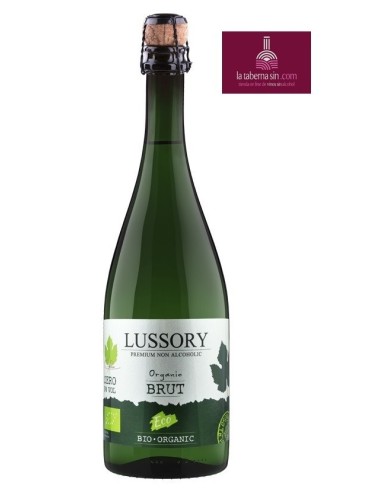 lussory brut blanco 0,0 ecológico, vino sin alcohol orgánico, bio
