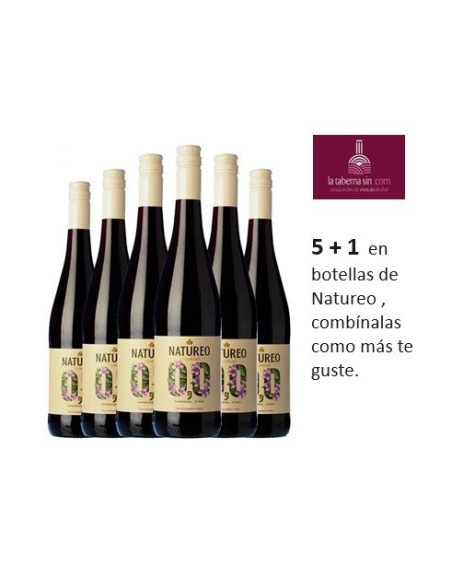 Natureo de Torres 5+1 , Llévate 6  y botella gratis de vino sin alcohol