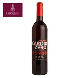 vino tinto sin alcohol ,Cardio Zero Tinto ,vino sin alcohol, vino 0,0