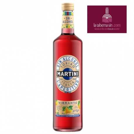 Martini vibrante sin alcohol