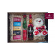 ROMÁNTICA CAJA CON WHISSIN, CHOCOLATE Y PELUCHE
