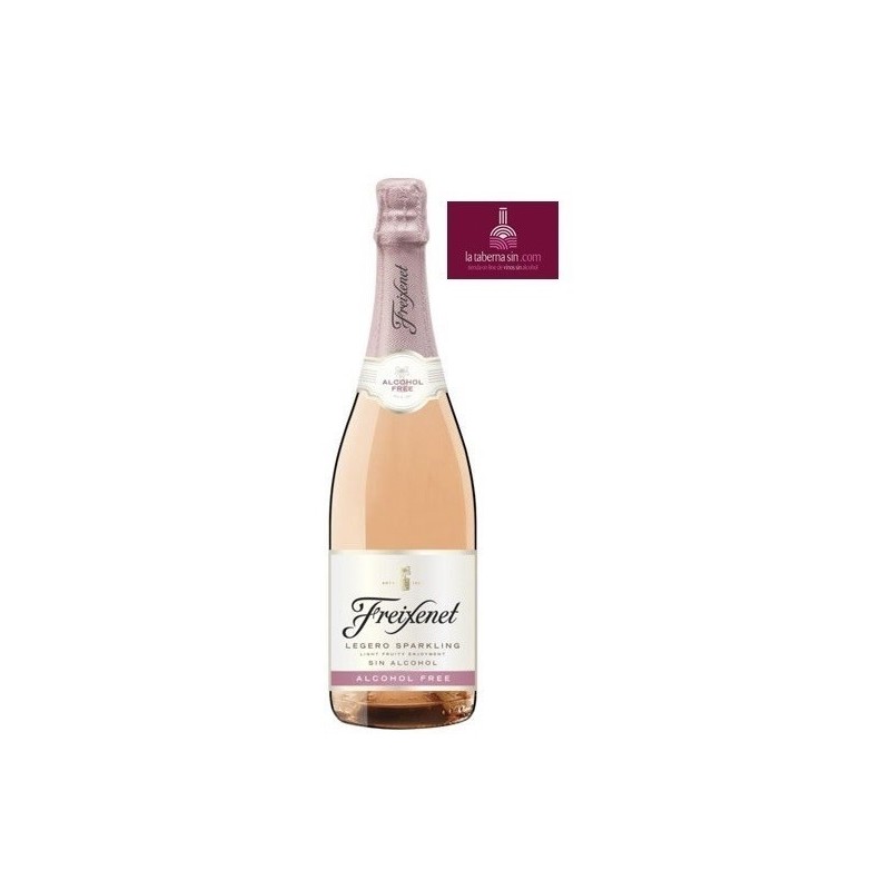 Freixenet 0,0 alcohol Rosado, vino espumoso tipo cava sin alcohol.