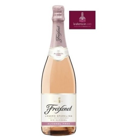 Freixenet 0,0 alcohol Rosado, vino espumoso tipo cava sin alcohol.