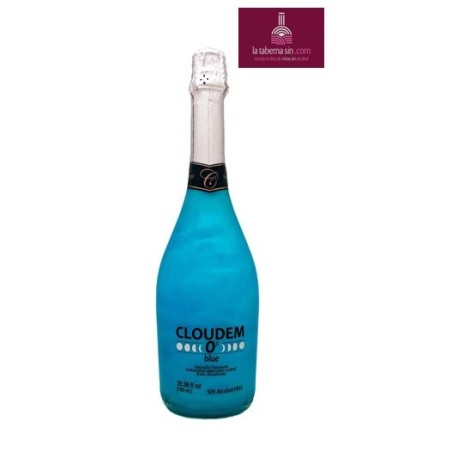 Cloudem Blue Zero, mágico vino sin alcohol , espumoso 0,0 ,vino0,0