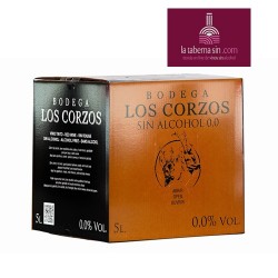 Bag in Box 5L Vino Tinto 0,0 SIN ALCOHOL Bodega los corzos