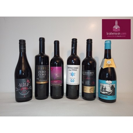 (NUEVO )Gran lote de vino tinto 0.0 vol. alcohol