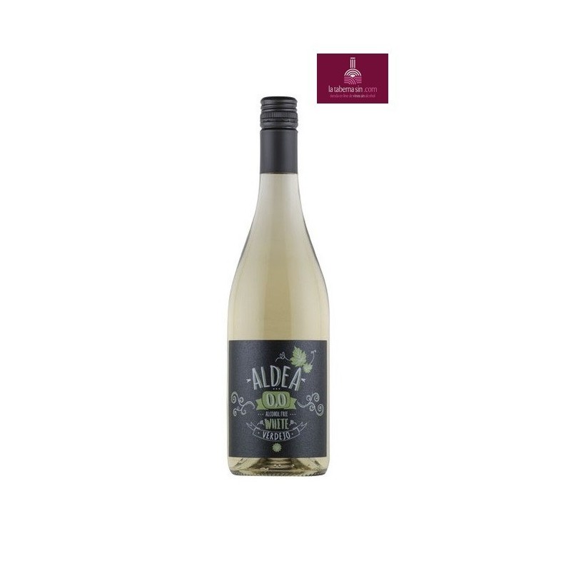 Aldea blanco 0,0 excelente vino blanco sin alcohol, variedad verdejo.