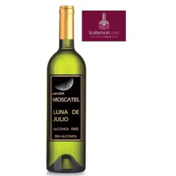 Moscatel Luna de Julio, vino moscatel sin alcohol, vino dulce sin ,0,0