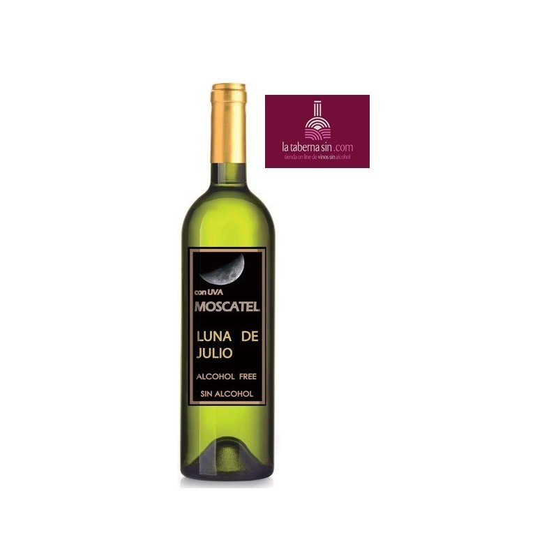 Moscatel Luna de Julio, vino moscatel sin alcohol, vino dulce sin ,0,0