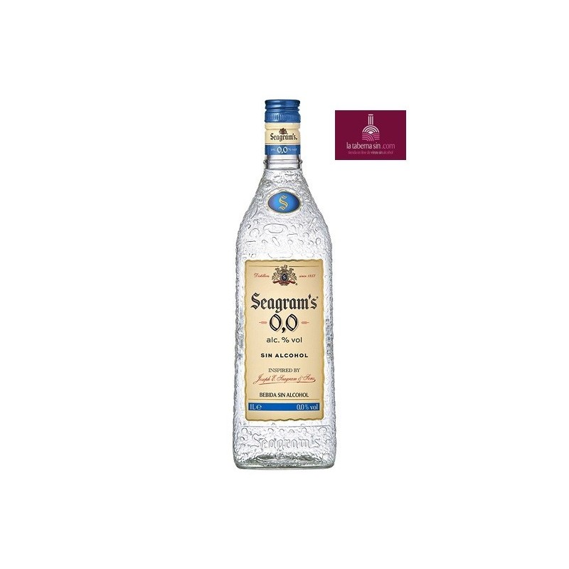 Ginebra Seagrams 0,0 , ginebra sin alcohol, gin tonic sin alcohol ,0,0